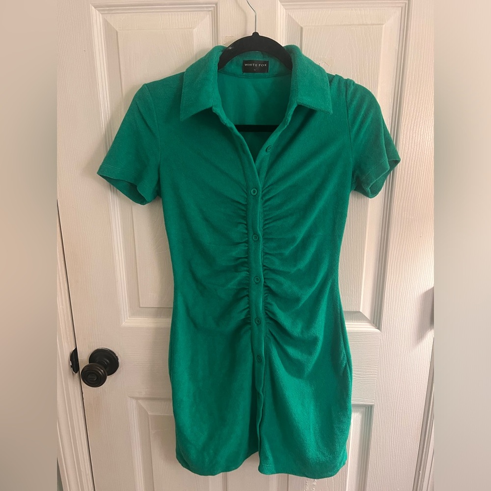 White Fox Boutique Women's Green Dress sz‎ S
